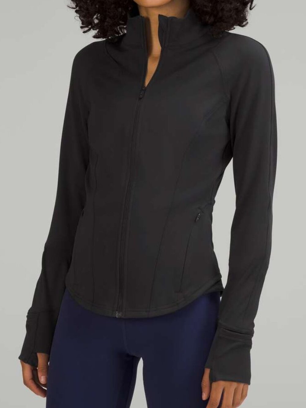 Lululemon InStill Black Full Zip Jacket size 6